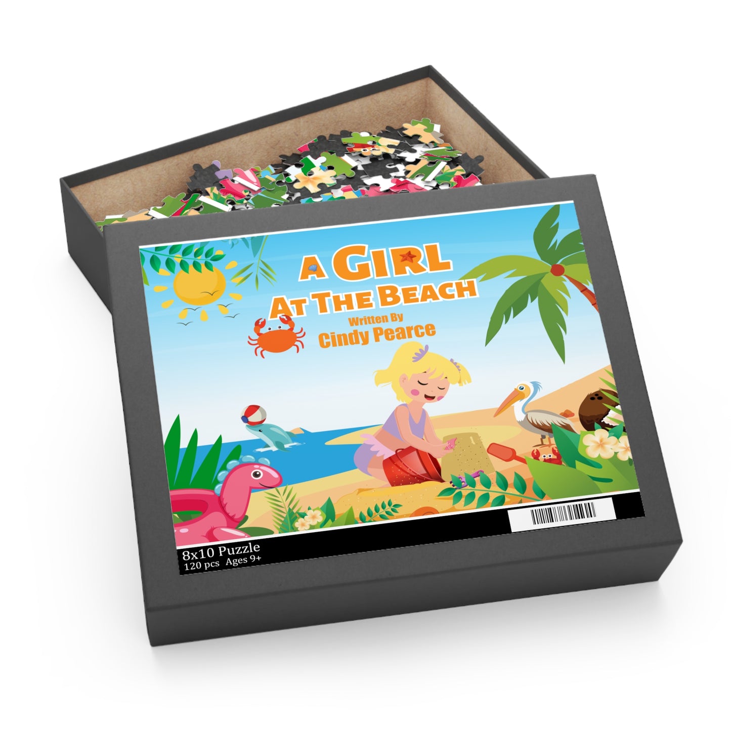 Beach Adventure Puzzle - 120/252/500-Piece Fun for Kids, Family Activity, Summer Fun, Gifts for Children, Educational Activity