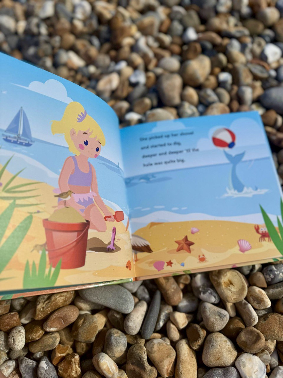 beach-themed and rhyming children’s story