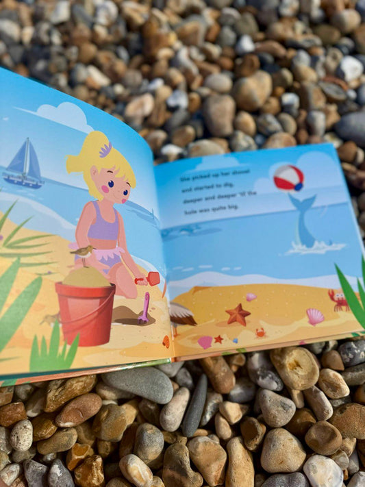 beach-themed and rhyming children’s story