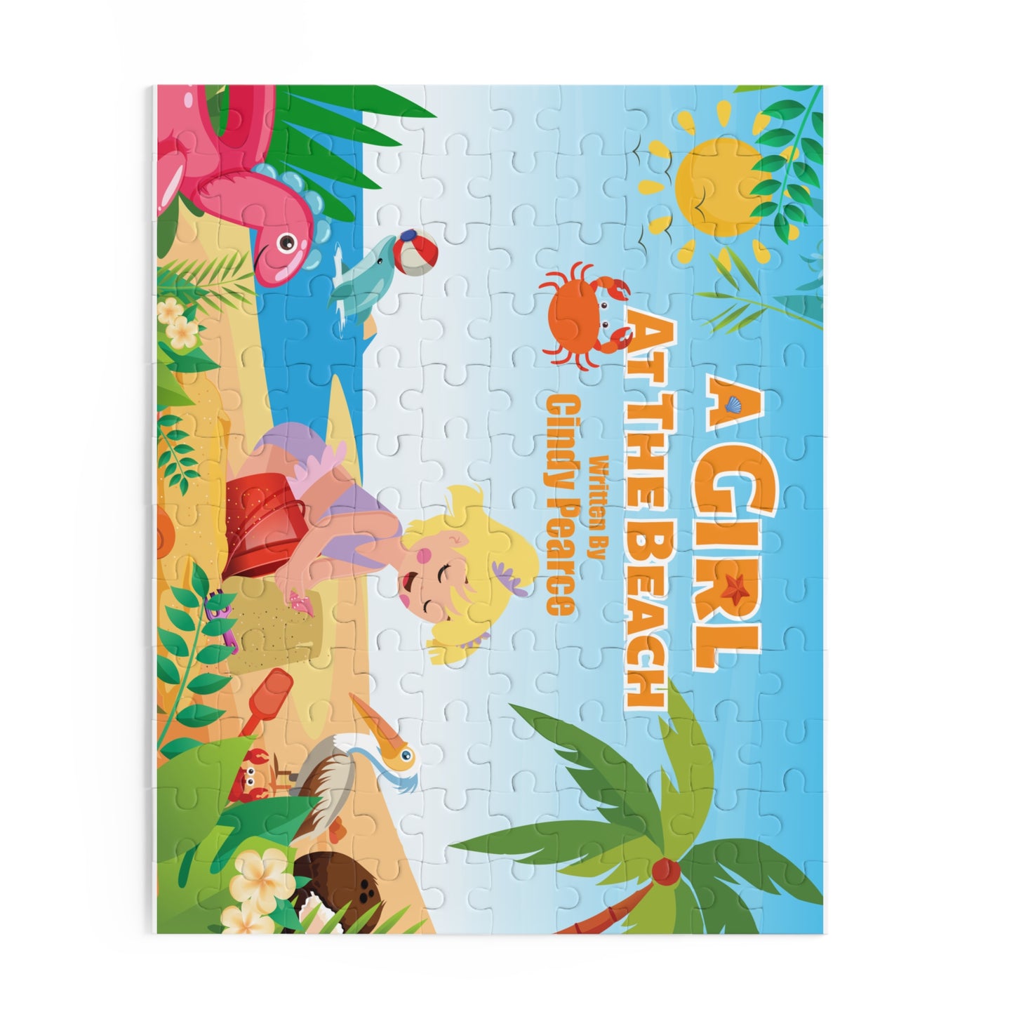 Beach Adventure Puzzle - 120/252/500-Piece Fun for Kids, Family Activity, Summer Fun, Gifts for Children, Educational Activity