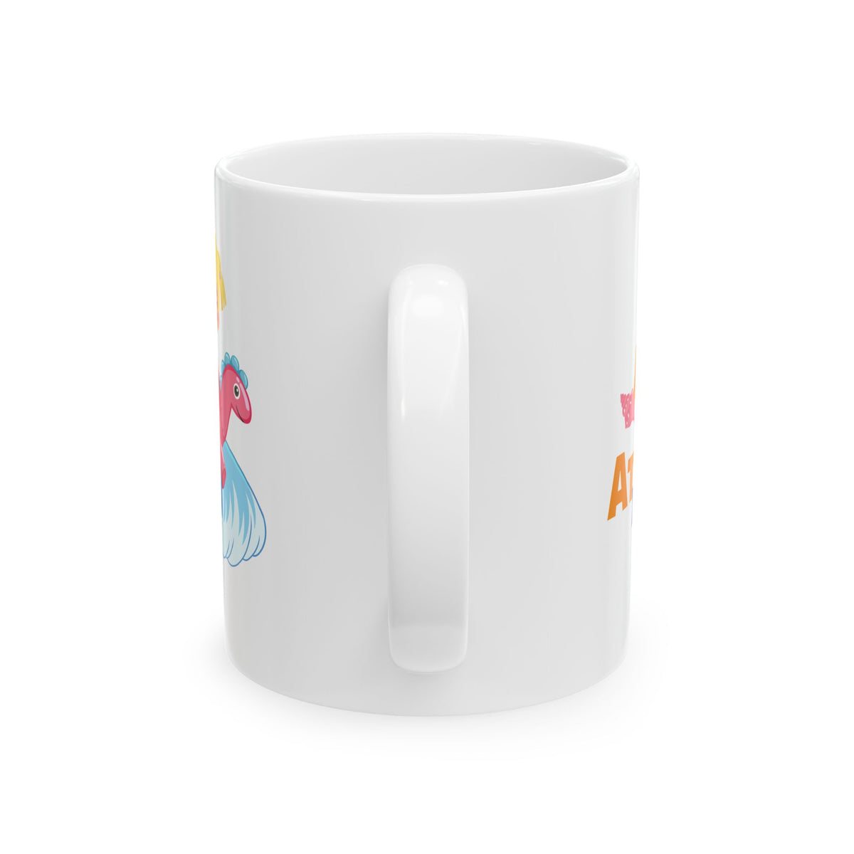 Beach Girl Ceramic Mug – Cute Crab & Seashell Coffee Cup (11oz/15oz)