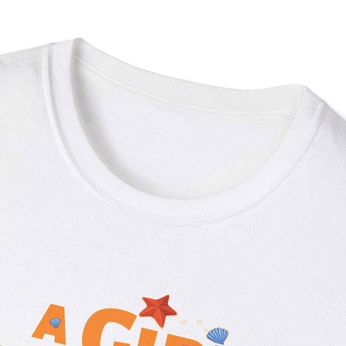 A Girl at the Beach T-Shirt — Cute Kid Surfing Graphic Tee