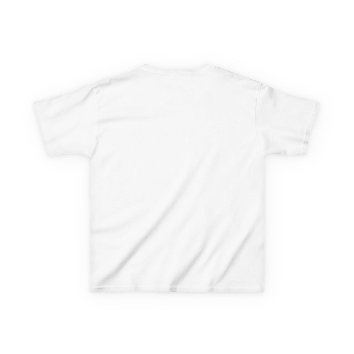 Kids T-Shirt — "A Girl at the Beach" Cute Flamingo Float Surf Graphic