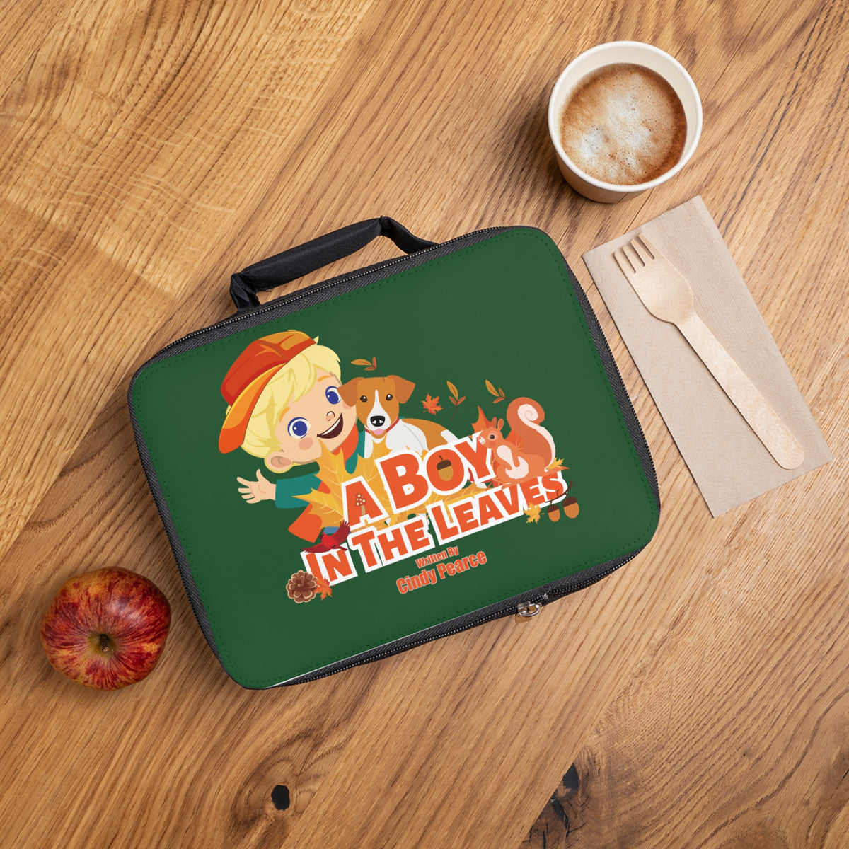 Copy of A Boy in the Snow Lunch Bag — Kids’ Holiday Insulated Lunchbox