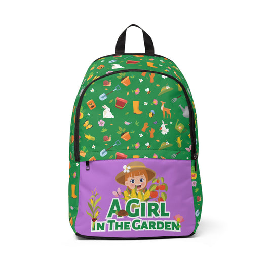 A Girl in The Garden Backpack
