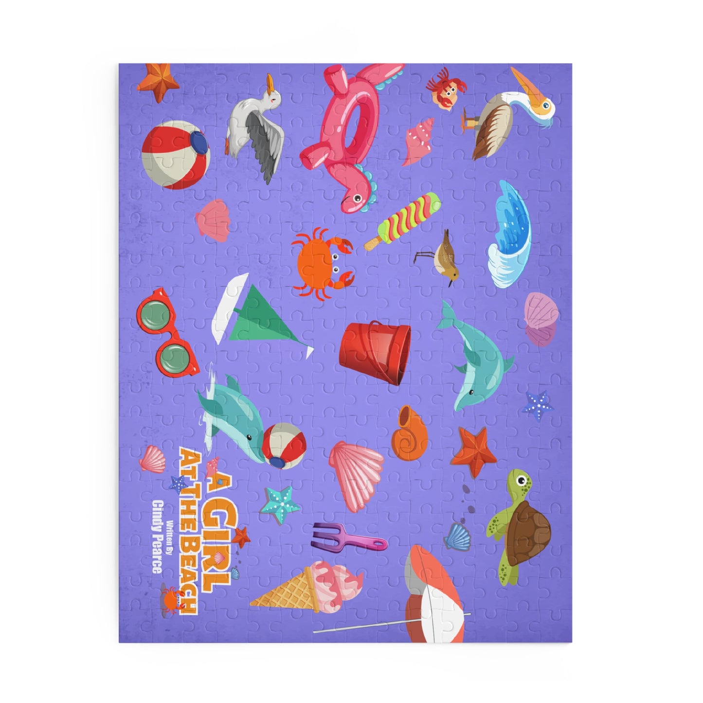 Beach-Themed Puzzle for Kids, Fun Family Activity, Summer Collectible, Gift for Beach Lovers, Ocean Decoration