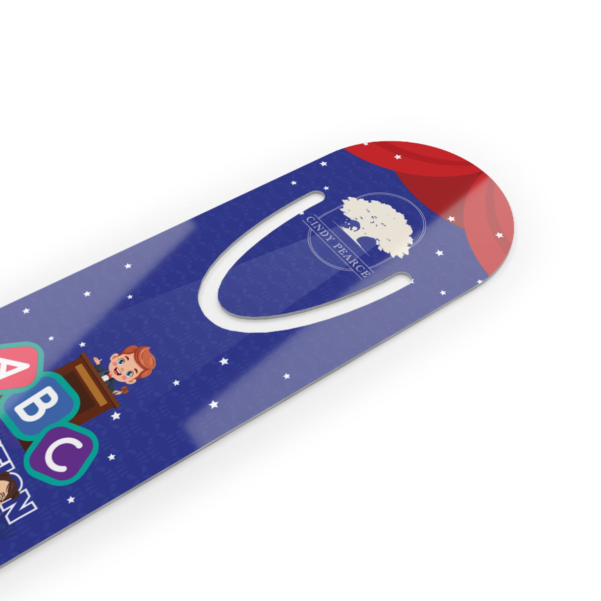Personalized Kids Bookmark – ABC My Auction Book Design (Custom Name)