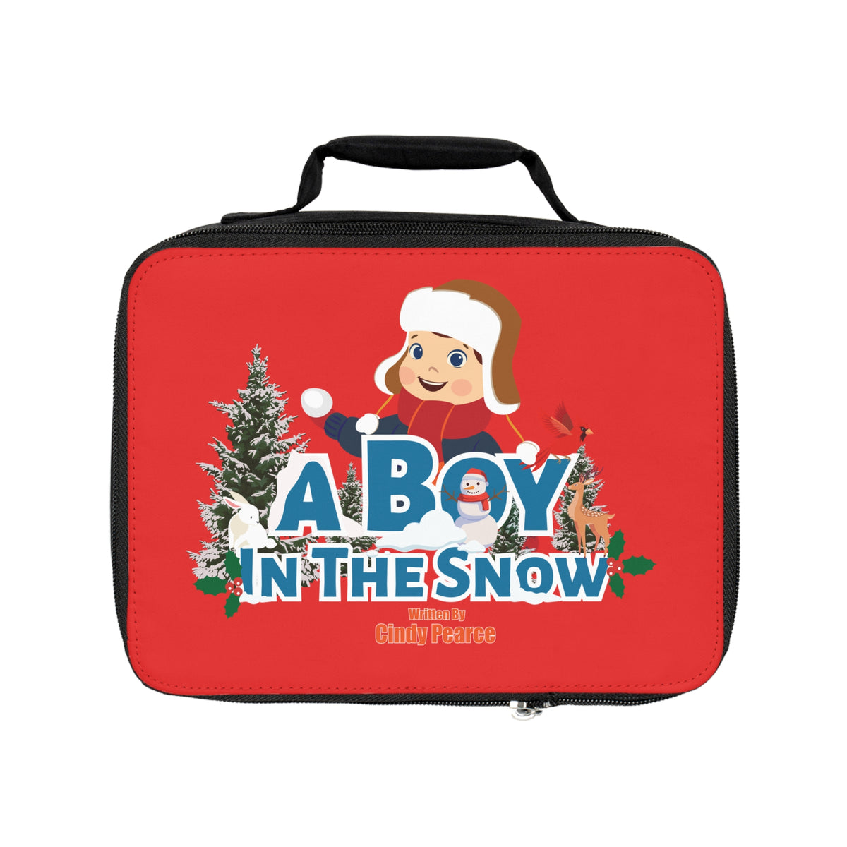 A Boy in the Snow Lunch Bag — Kids’ Holiday Insulated Lunchbox