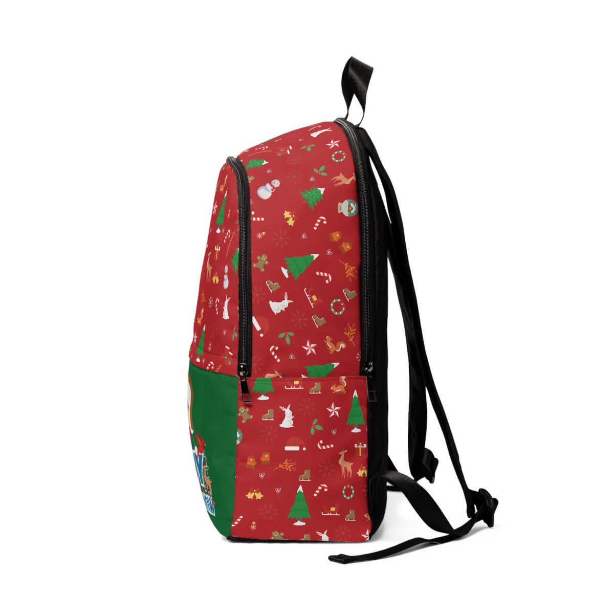 A Boy in the Snow Christmas Backpack — Kids Holiday School Bag