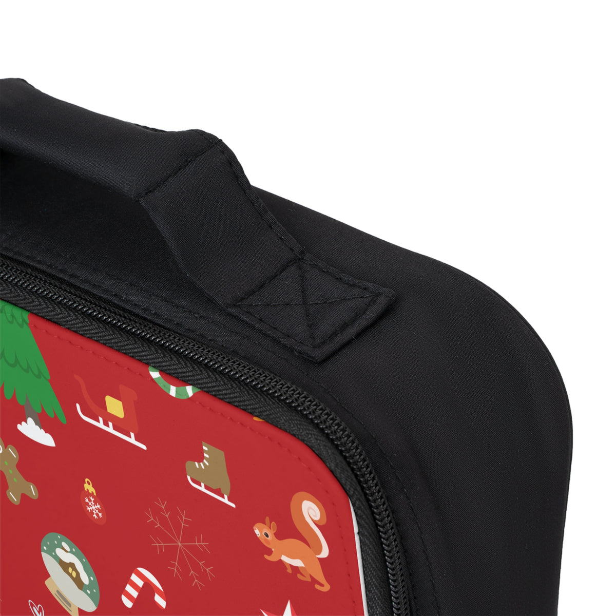 Christmas Kids Lunch Bag — 'A Boy in the Snow' Holiday Pattern
