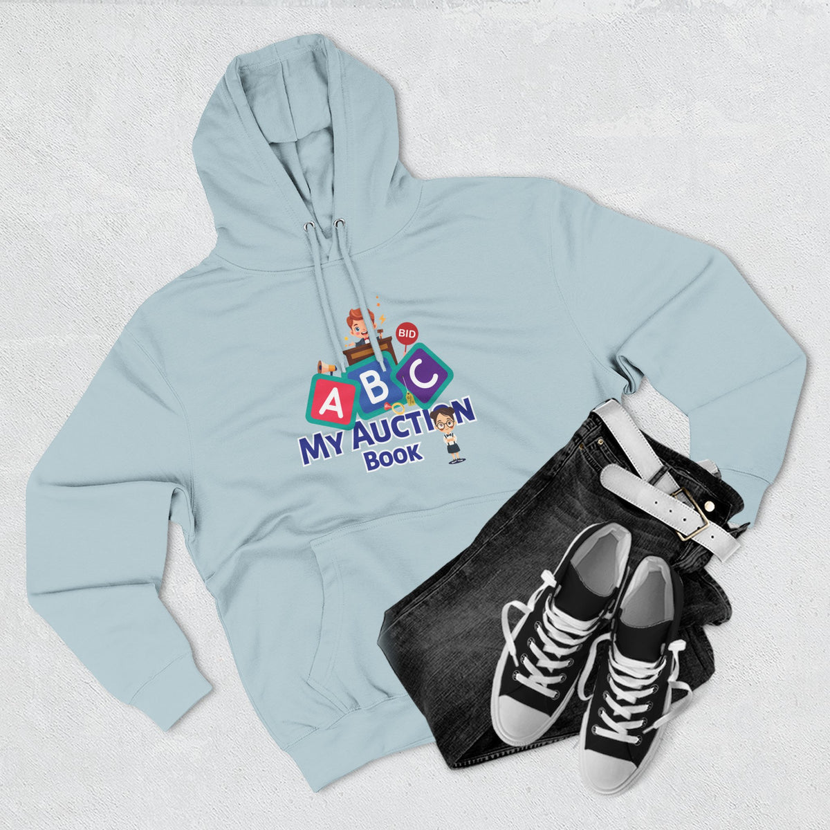 ABC My Auction Book Hoodie – Kids Educational Alphabet Pullover