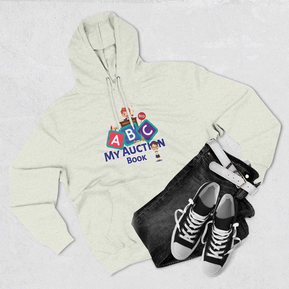 ABC My Auction Book Hoodie – Kids Educational Alphabet Pullover