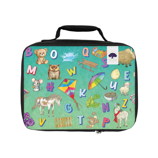Kids Alphabet Lunch Bag — Cute Animal & Learning School Lunchbox