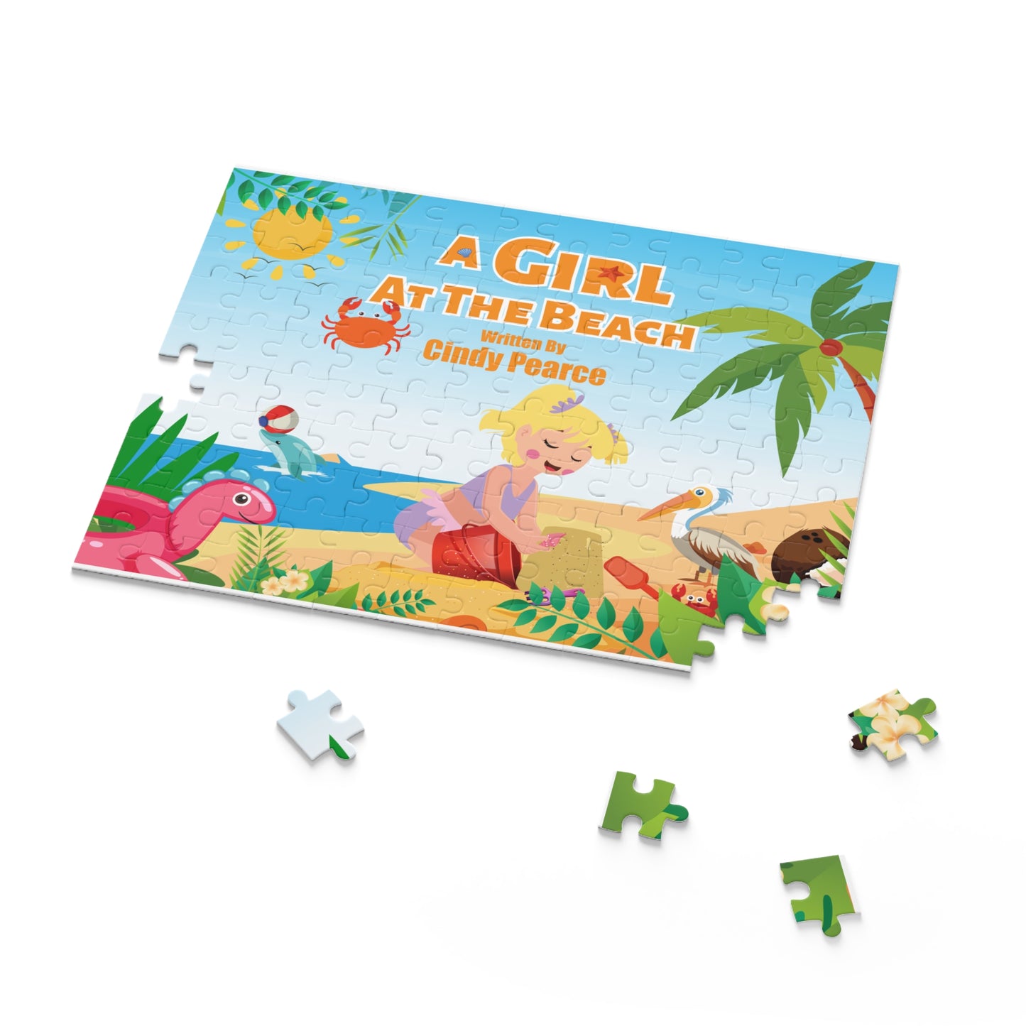 Beach Adventure Puzzle - 120/252/500-Piece Fun for Kids, Family Activity, Summer Fun, Gifts for Children, Educational Activity