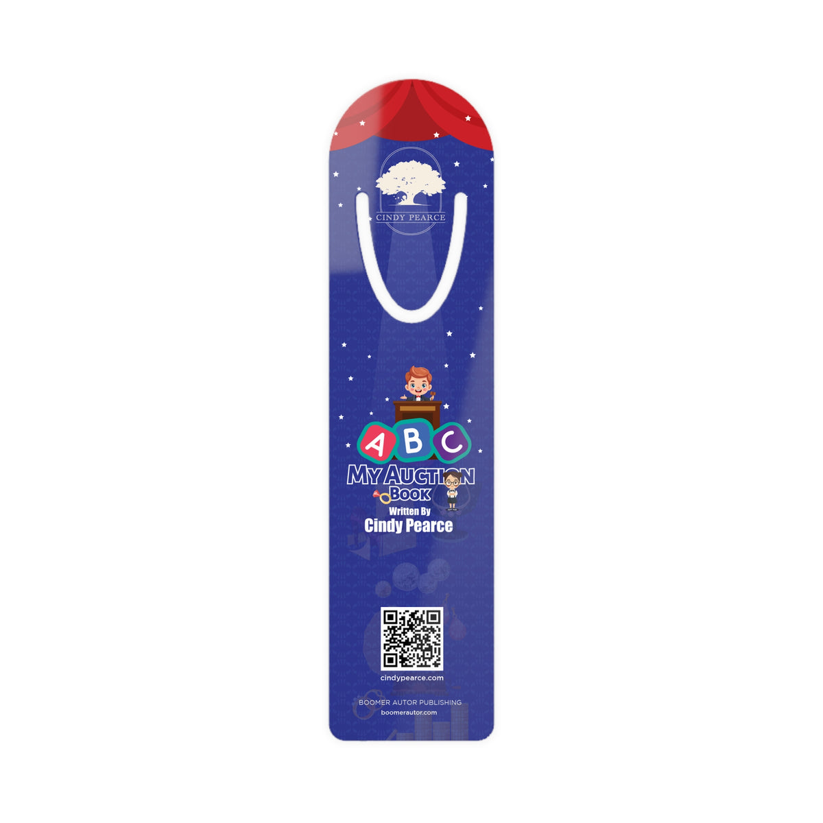 Personalized Kids Bookmark – ABC My Auction Book Design (Custom Name)
