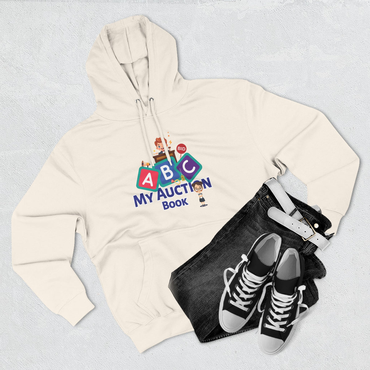ABC My Auction Book Hoodie – Kids Educational Alphabet Pullover