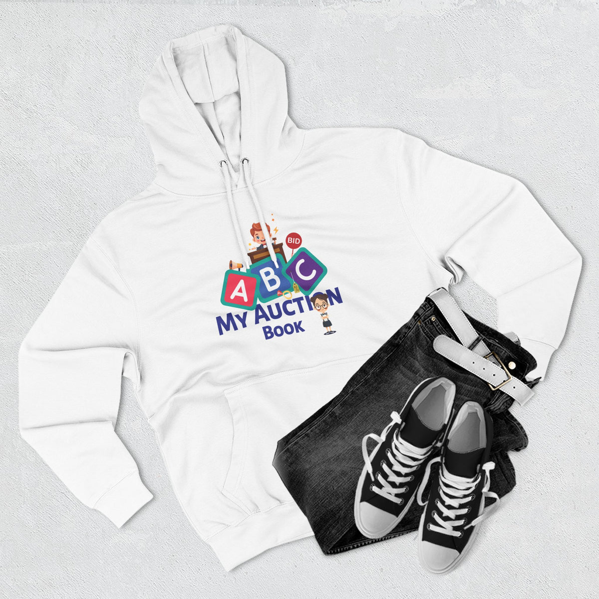ABC My Auction Book Hoodie – Kids Educational Alphabet Pullover