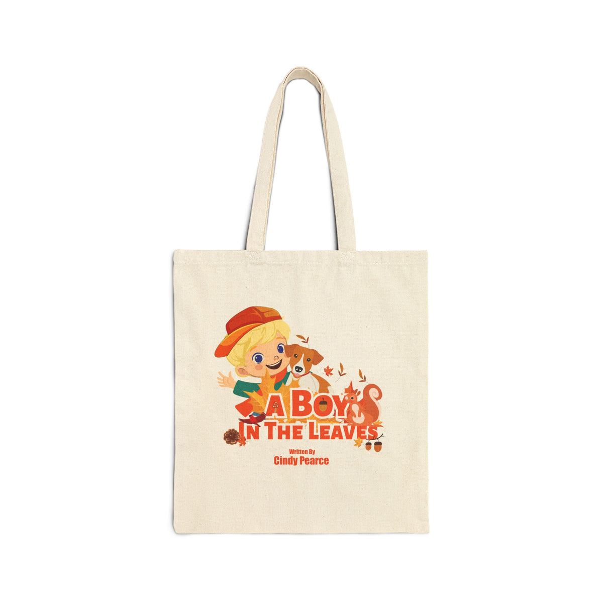 Copy of Tote Bag — "A Boy in the Snow" Kids Holiday Canvas Tote