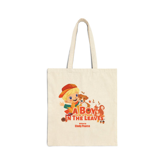 Copy of Tote Bag — "A Boy in the Snow" Kids Holiday Canvas Tote