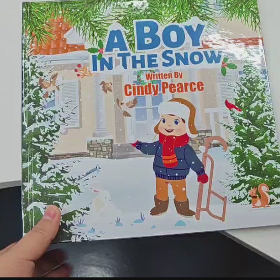 Video of A Boy in the Snow showing the pages and pictures