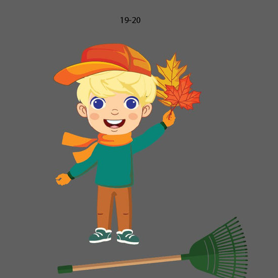 Video of A Boy in the Leaves showing pages and pictures