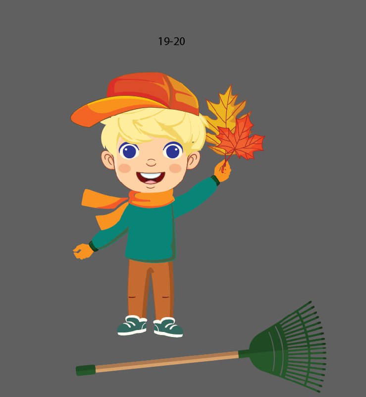 Video of A Boy in the Leaves showing pages and pictures